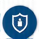 Digital shield icon